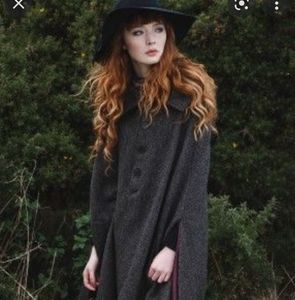 WALKER SLATER tweed cape
